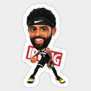 Kyrie Erving Low Poly Pop Sticker